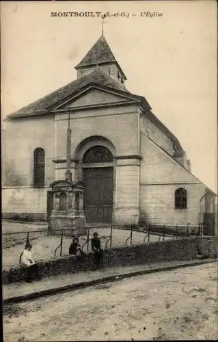 Ak Montsoult Val-d’Oise, L'Eglise