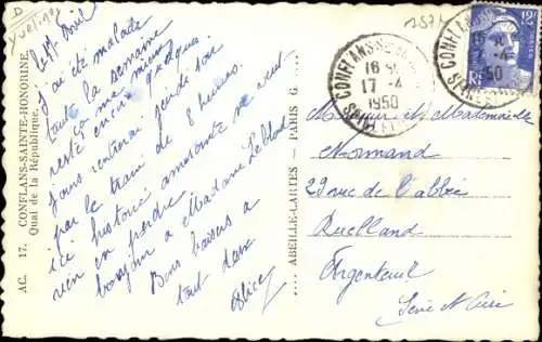 Ak Conflans Sainte Honorine Yvelines