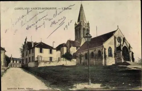 Ak Conflans Sainte Honorine Yvelines, L'Eglise