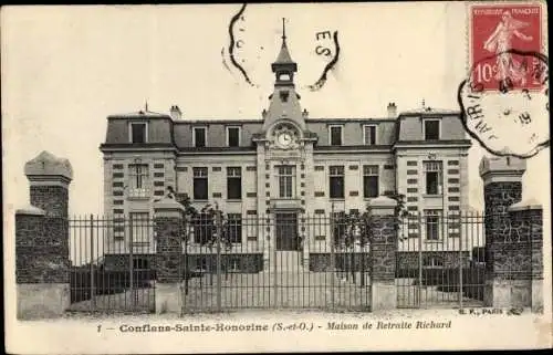 Ak Conflans Sainte Honorine Yvelines, Maison de Retraite Richard