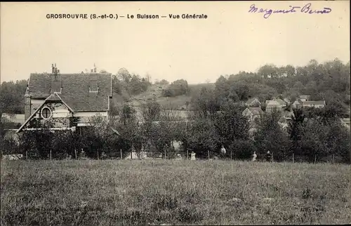 Ak Grosrouvre Yvelines, Le Buisson, Vue Generale