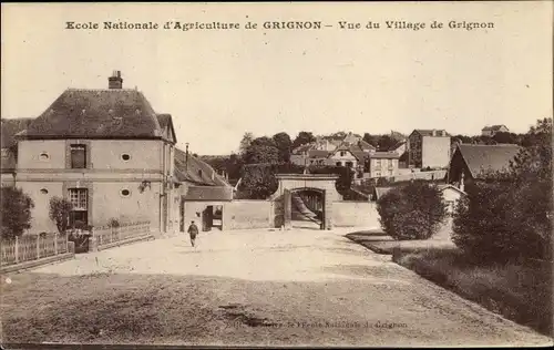 Ak Grignon Yvelines, Ecole Nationale d'Agriculture de Grignon, Vue du Village de Grignon