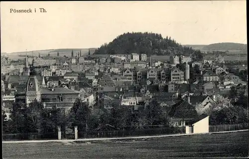 Ak Pößneck in Thüringen, Gesamtansicht