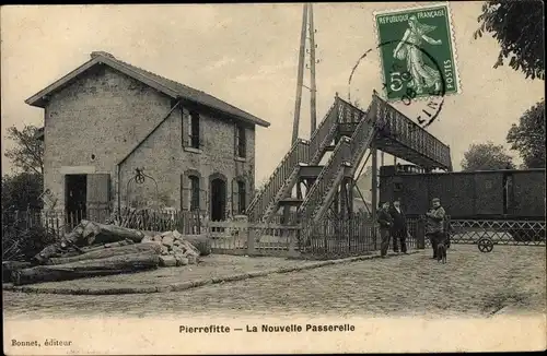 Ak Pierrefitte Seine Saint Denis, La Nouvelle Passerelle
