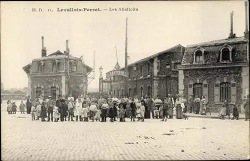 Ak Levallois Perret Hauts de Seine, Les Abattoirs