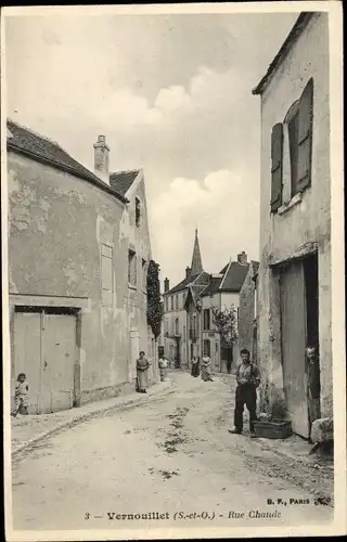 Ak Vernouillet Yvelines, Rue Chaude