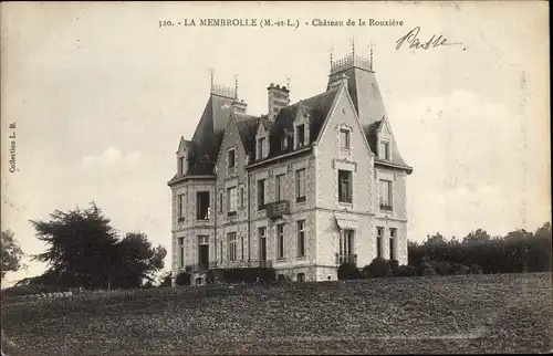 Ak La Membrolle Maine et Loire, Chateau de la Rouxiere