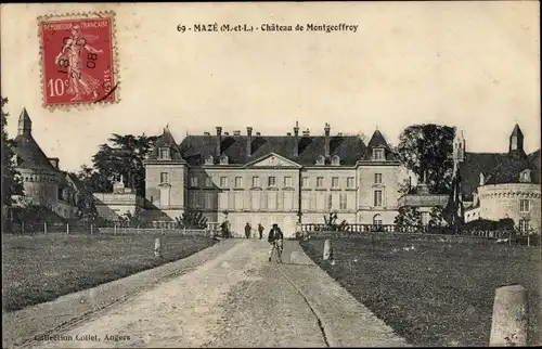 Ak Mazé Maine et Loire, Chateau de Montgeoffroy
