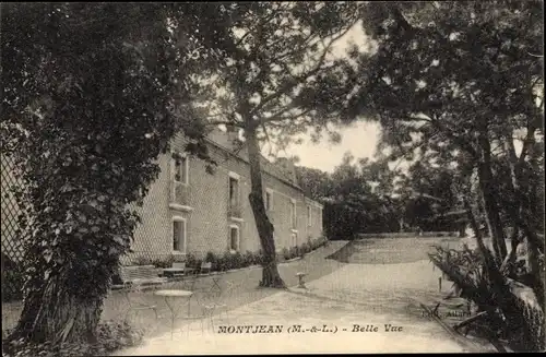 Ak Montjean Maine et Loire, Belle Vue