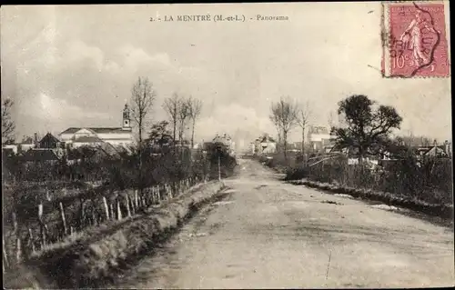Ak La Menitre Maine et Loire, Panorama