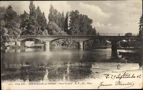 Ak Pontailler-sur-Saône Côte-d’Or, Pont St Jean