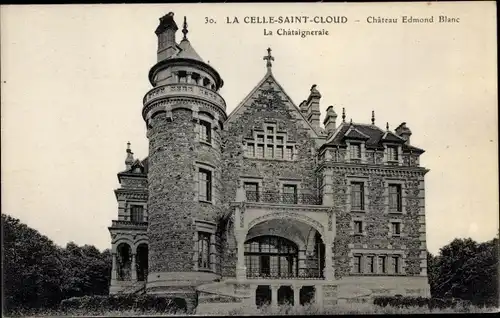 Ak La Celle-Saint-Cloud Yvelines, Chateau Edmond Blanc, La Chataigneraie