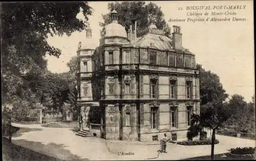 Ak Bougival Yvelines, Chateau de Monte Cristo, Ancienne Propriete d'Alexandre Dumas