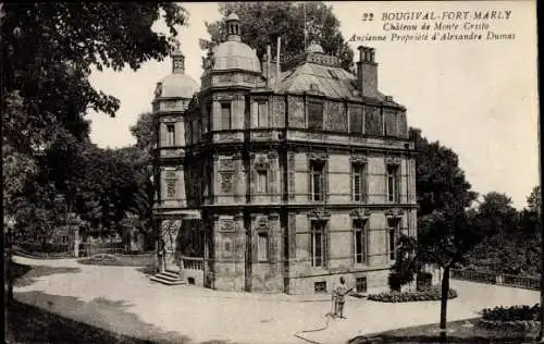 Ak Bougival Yvelines, Chateau de Monte Cristo, Ancienne Propriete d'Alexandre Dumas