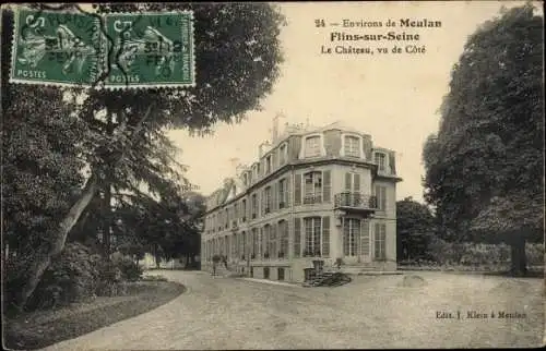 Ak Meulan en Yvelines, Le Chateau vu de Cote