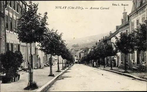 Ak Nolay Côte-d´Or, Avenue Carnot