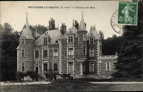 Ak Bruyères le Châtel Essonne, Chateau de la Rue