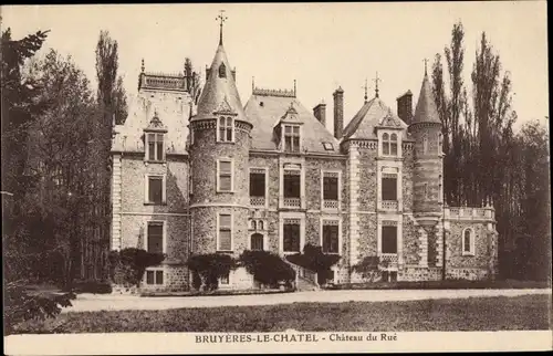 Ak Bruyères le Châtel Essonne, Chateau du Rue