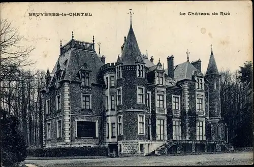 Ak Bruyères le Châtel Essonne, Chateau de Rue