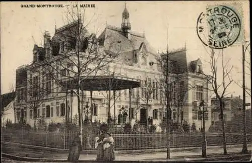 Ak Montrouge Hauts de Seine, Mairie