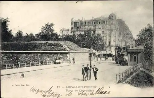 Ak Levallois Perret Hauts de Seine, Porte de Courcelles