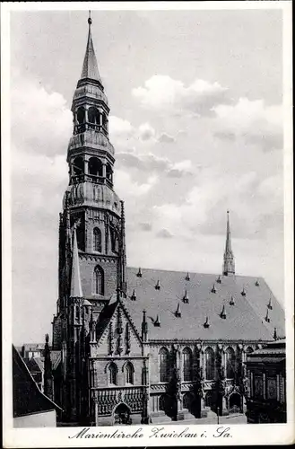 Ak Zwickau in Sachsen, Marienkirche