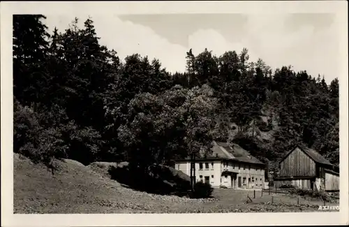 Ak Neumühle Burgstein, Gasthof und Sommerfrische