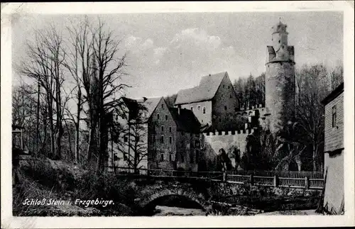 Ak Albertsthal Glauchau an der Zwickauer Mulde, Schloss Stein