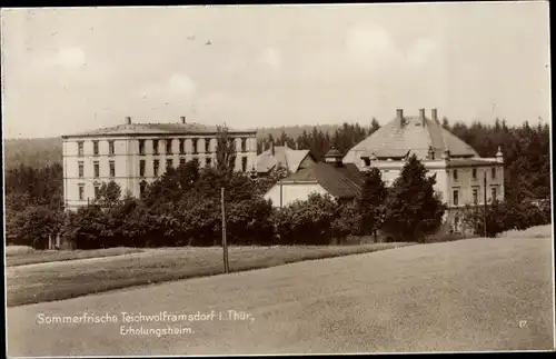 Ak Mohlsdorf Teichwolframsdorf in Thüringen, Blick auf das Erholungsheim