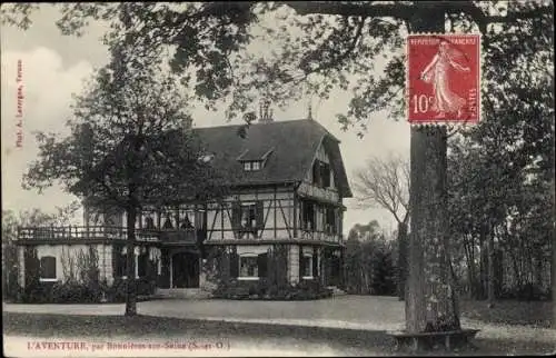 Ak Bonnières-sur-Seine Yvelines, L'Aventure