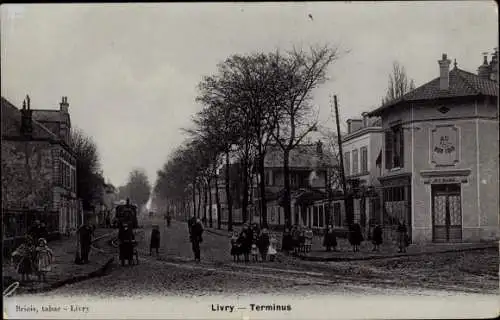 Ak Livry Gargan Seine Saint Denis, Terminus