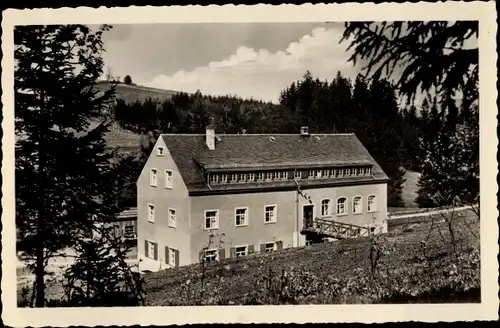 Ak Arnsfeld Mildenau im Erzgebirge, Jugendherberge Kurt Löser