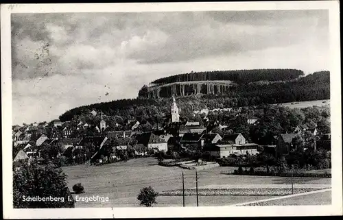 Ak Scheibenberg Sachsen, Gesamtansicht