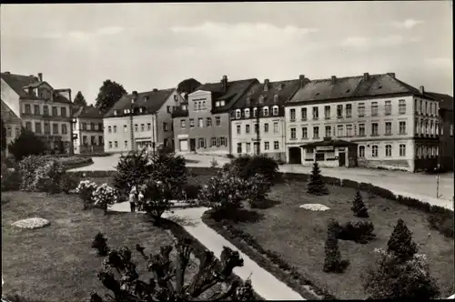 Ak Lengefeld im Erzgebirge Sachsen, Markt