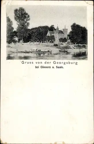 Ak Könnern Cönnern im Salzlandkreis, Georgsburg
