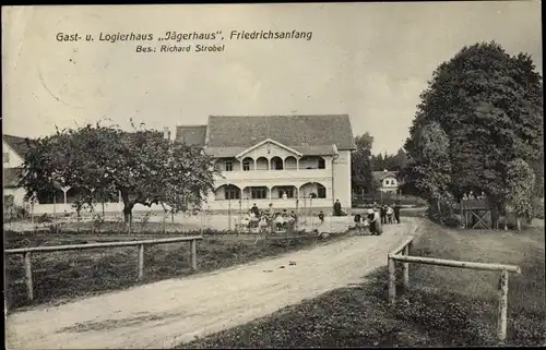 Ak Friedrichsanfang Weitersroda Hildburghausen in Thüringen, Gasthaus Jägerhaus