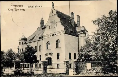 Ak Krotoszyn Krotoschin Posen, Kreissparkasse