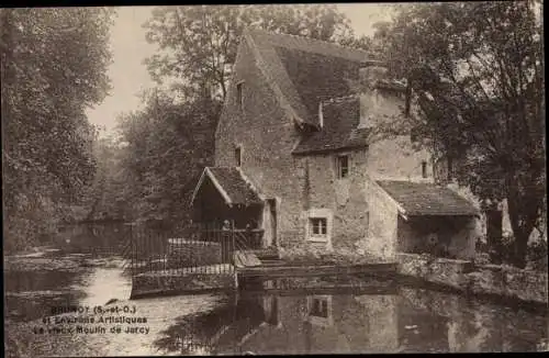 Ak Brunoy Essonne, Le vieux Moulin de Jarcy