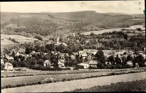 Ak Königsee in Thüringen, Ort vom Stadtwald gesehen