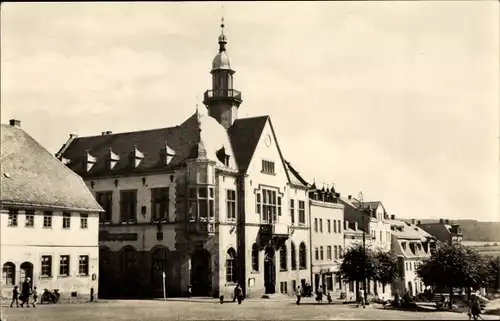 Ak Adorf im Vogtland, Rathaus, Ernst Thälmann Platz
