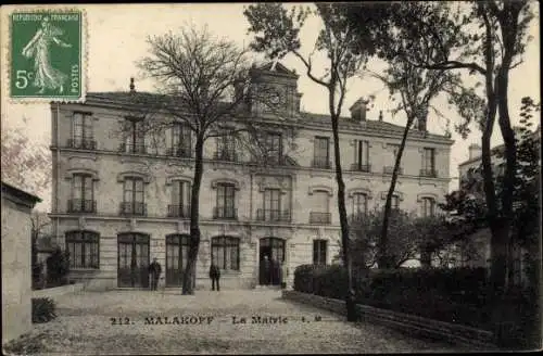 Ak Malakoff Hauts de Seine, La Mairie