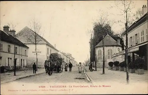 Ak Vaujours Seine Saint Denis, Le Vert Galant, Route de Meaux