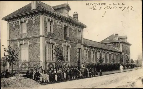 Ak Le Blanc Mesnil Seine Saint Denis, Les Ecoles