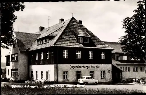 Ak Jöhstadt im Erzgebirge Sachsen, Jugendherberge Bruno Köhn