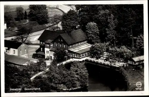 Ak Jonsdorf in Sachsen, Hotel Kurhaus Gondelfahrt