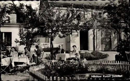 Ak Jonsdorf in Sachsen, Milchbar