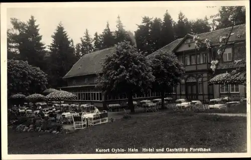 Ak Oybin in der Oberlausitz, Hotel Forsthaus