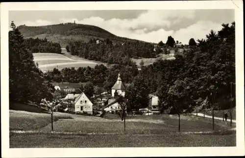 Ak Lückendorf Oybin Oberlausitz, Teilansicht mit Hochwald