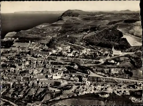 Ak Beni Saf Algerien, Vue generale aerienne