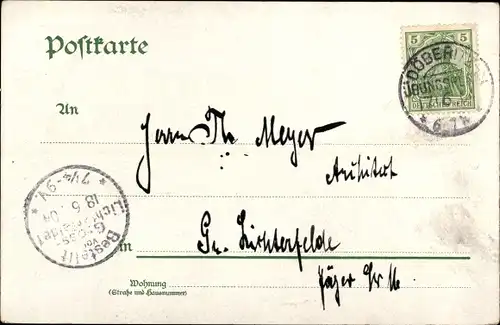 Litho Dallgow Döberitz im Havelland, Kaserne, Wache, Feldaltar